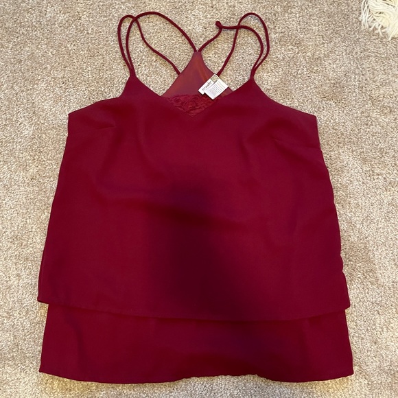 Red Tank Top Size S - Picture 1 of 3